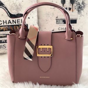 Burberry Dusty Pink Buckle Tote